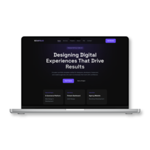 Portfolio Website Template Responsive Modern Website Design